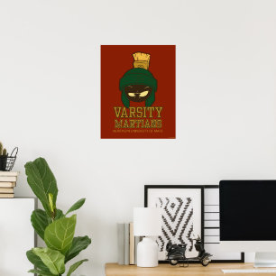 MARVIN THE MARTIAN™ Varsity Collegiate Graphic Poster