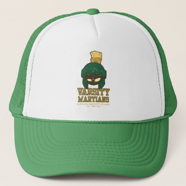 MARVIN THE MARTIAN™ Varsity Collegiate Graphic Trucker Hat (Front)