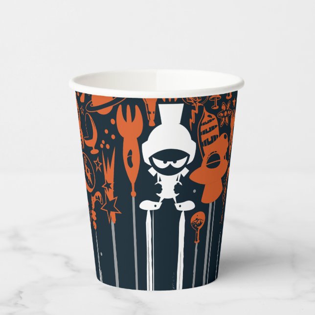 MARVIN THE MARTIAN™ Weapons of Mass Destruction Paper Cups (Left)