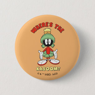 MARVIN THE MARTIAN™ Where's the Kaboom? 2 Inch Round Button