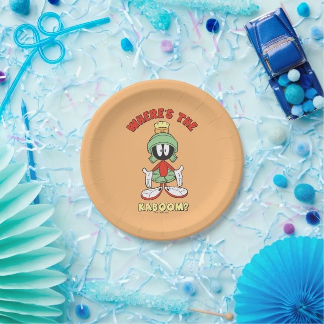 MARVIN THE MARTIAN™ Where's the Kaboom? Paper Plate (Party)