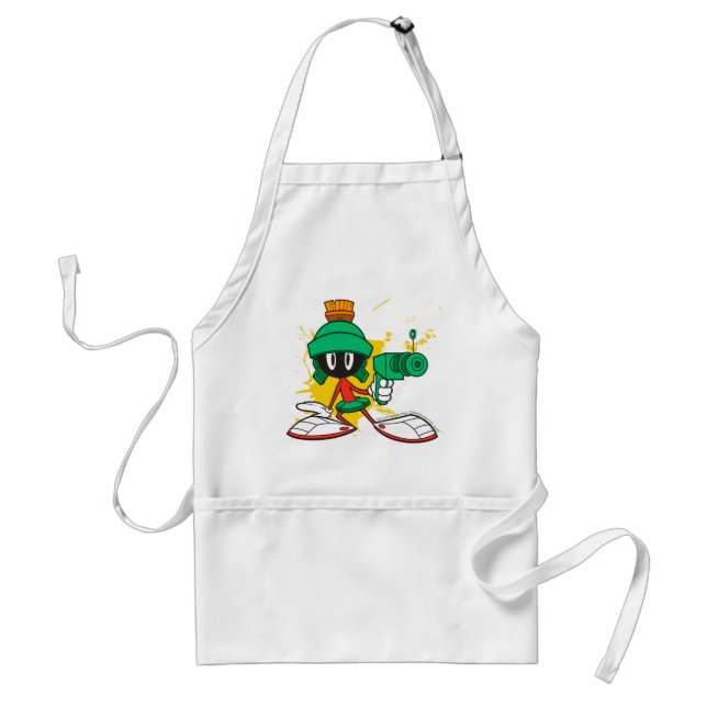 MARVIN THE MARTIAN™ With a Laser Standard Apron (Front)