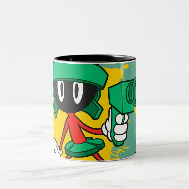 MARVIN THE MARTIAN™ With a Laser Two-Tone Coffee Mug (Center)