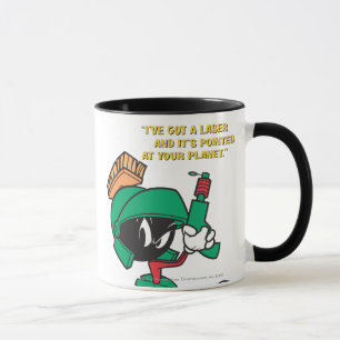 MARVIN THE MARTIAN™ with Laser Pointed Up Mug