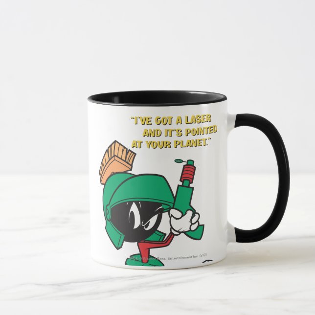 MARVIN THE MARTIAN™ with Laser Pointed Up Mug (Right)