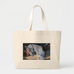 Marwari Horse Rajasthan 2010 Large Tote Bag