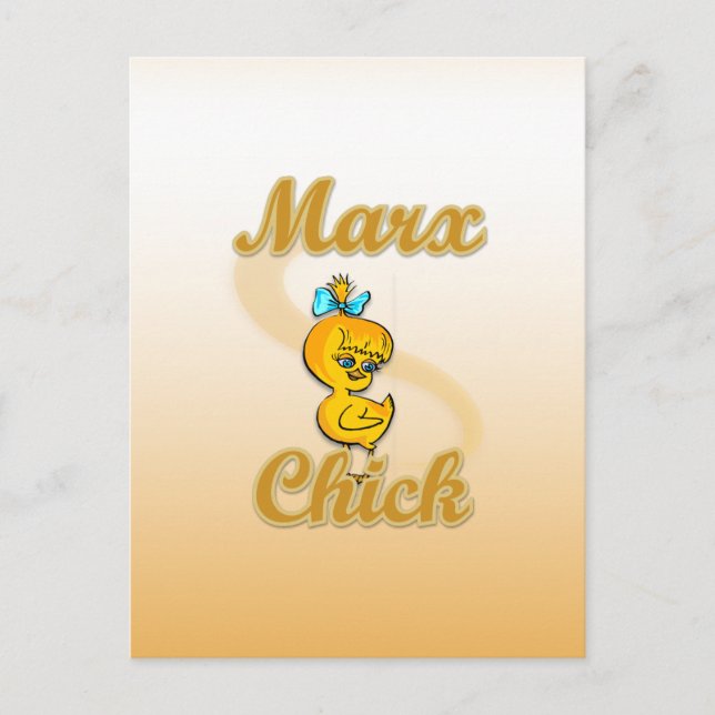 Marx Chick Postcard (Front)