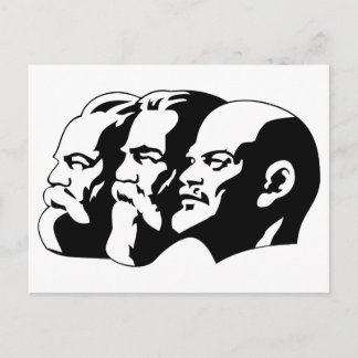 Marx, Engels et Lénin Postcard