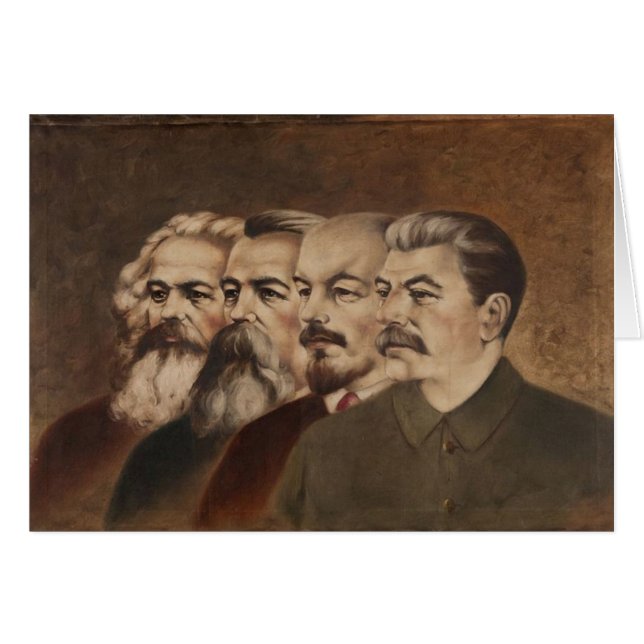 Marx, Engels, Lenin, and Stalin (Front Horizontal)