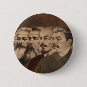 Marx, Engels, Lenin, and Stalin 2 Inch Round Button