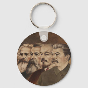 Marx, Engels, Lenin, and Stalin Keychain