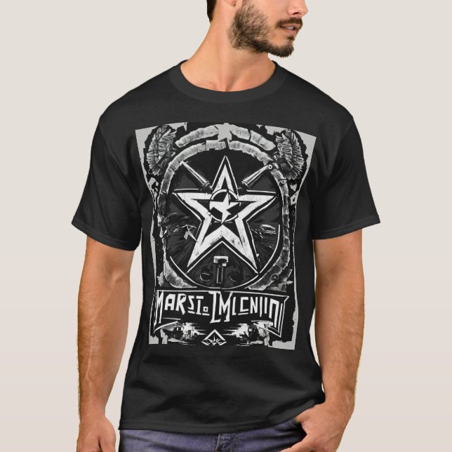"Marxist-Leninist Logo Design T-Shirt – Bold Revol (Front)