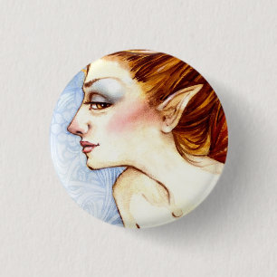 Mary 1 Inch Round Button