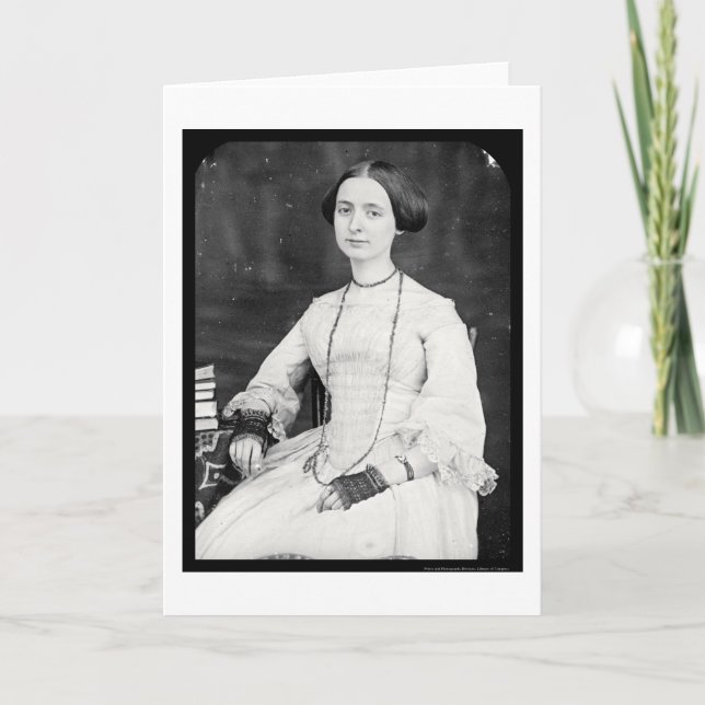Mary A. Bartlett Daguerreotype 1853 Card (Front)