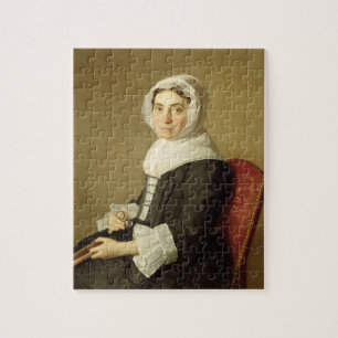 Mary Adam, 1754 (oil on canvas) Jigsaw Puzzle