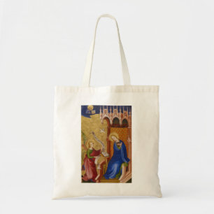 Mary and Angel of Annunciation Tote Bag