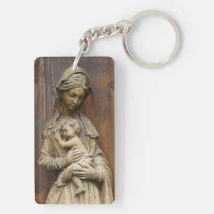 Mary And Baby Jesus Keychain