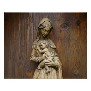Mary And Baby Jesus Poster