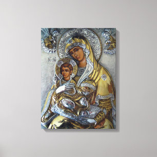 Mary and Jesus Canvas Print