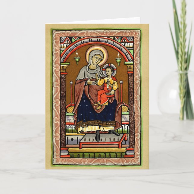 Mary and Jesus Holiday Card (Front)