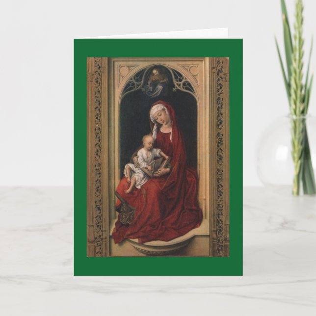 Mary And Jesus Holiday Card (Front)