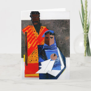 Mary and Joseph Cubist Christmas Card