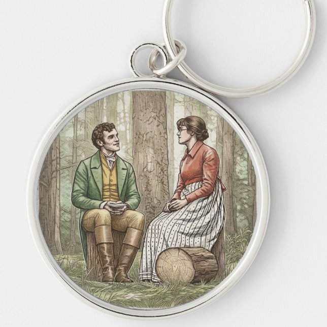 Mary and Tom from "The Other Bennet Sister" Keychain (Front)