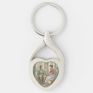 Mary and Tom in "The Other Bennet Sister" Keychain