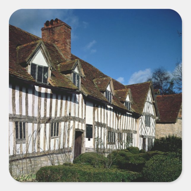 Mary Arden's House Square Sticker (Front)