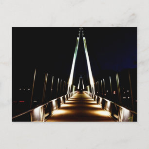 Mary Ave. Footbridge, Cupertino, CA Postcard