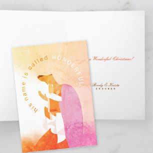 Mary & Baby Jesus Christmas Card