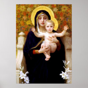 Mary & Baby Jesus Poster