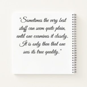 Mary Bennet notebook