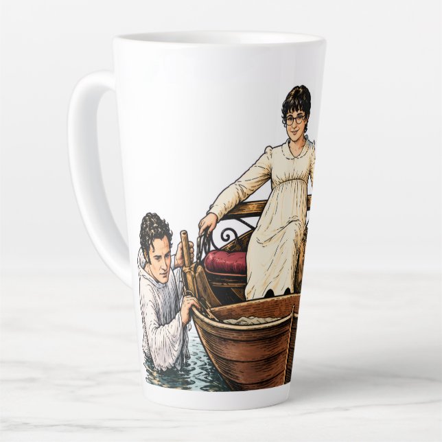Mary Bennet's ultimate boat ride Latte Mug (Left Angle)