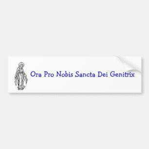 Mary Bumper sticker