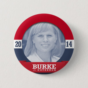 MARY BURKE CAMPAIGN 2 INCH ROUND BUTTON