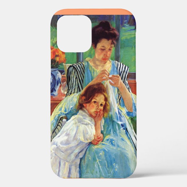 Mary Cassatt art: Young Mother, Cassatt painting Case-Mate iPhone Case (Back)