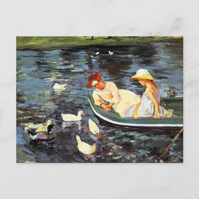 Mary Cassatt. Carte postale d'été (Devant)