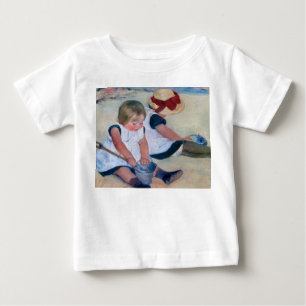 Mary Cassatt Children Playing on the Beach 1884 Baby T-Shirt