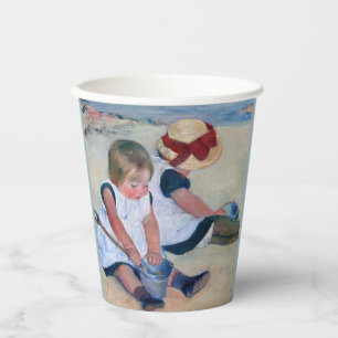 Mary Cassatt Children Playing on the Beach 1884  Paper Cups