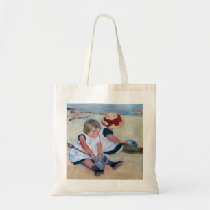 Mary Cassatt Children Playing on the Beach 1884  Tote Bag