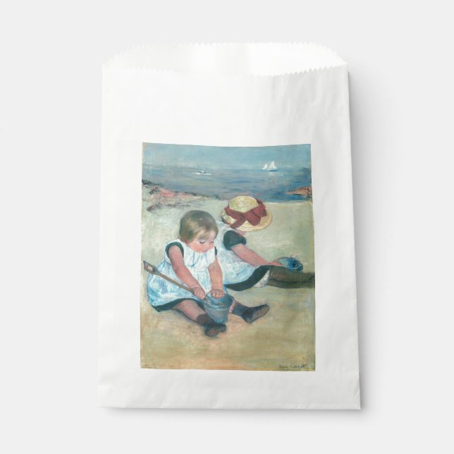 Mary Cassatt - Children Playing on the Beach Favour Bag (Front)