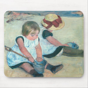 Mary Cassatt - Children Playing on the Beach Mouse Pad