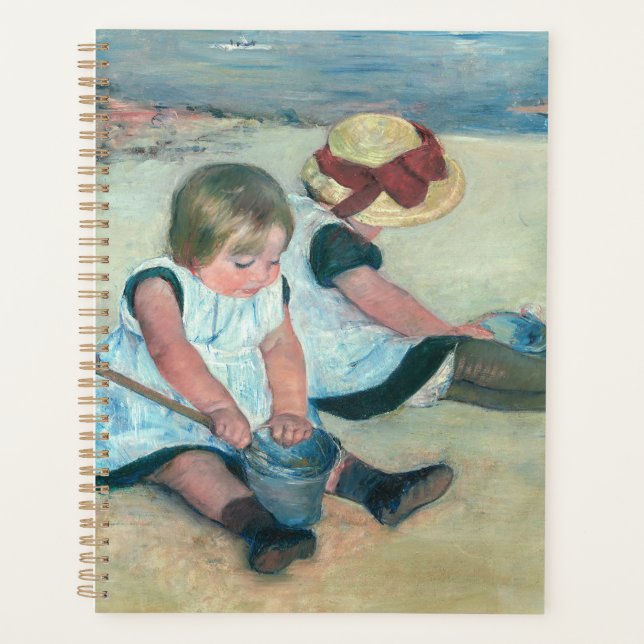 Mary Cassatt - Children Playing on the Beach Planner (Front)
