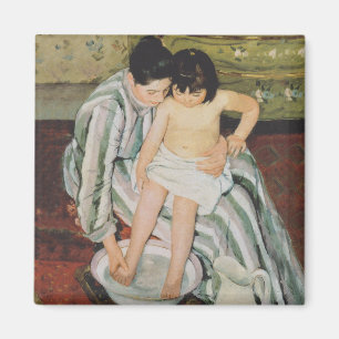 Mary Cassatt Child's Bath Painting Magnet