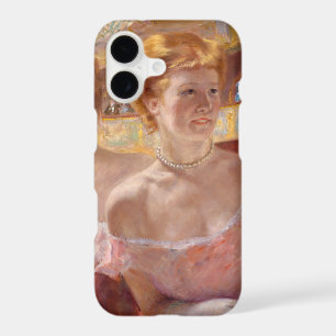 Mary Cassatt - Femme au collier de perles dans une