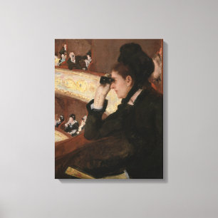 Mary Cassatt - In the Loge Canvas Print