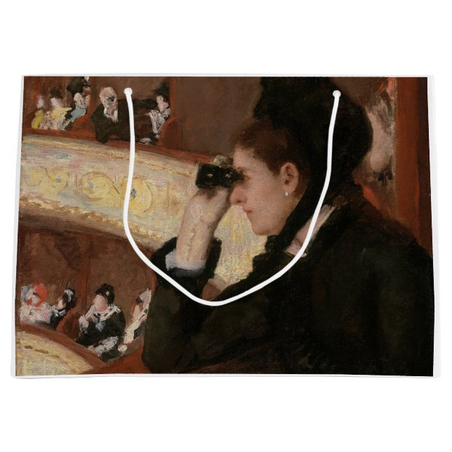 Mary Cassatt - In the Loge Large Gift Bag (Front)