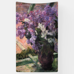 Mary Cassatt - Lilacs in a Window Banner
