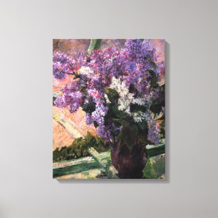 Mary Cassatt - Lilacs in a Window Canvas Print
